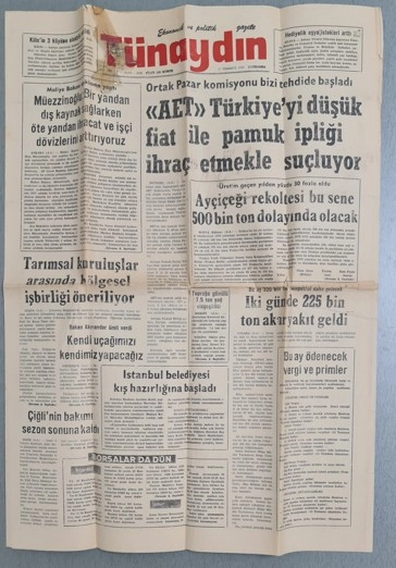 TÜNAYDIN GAZETESİ, 1979