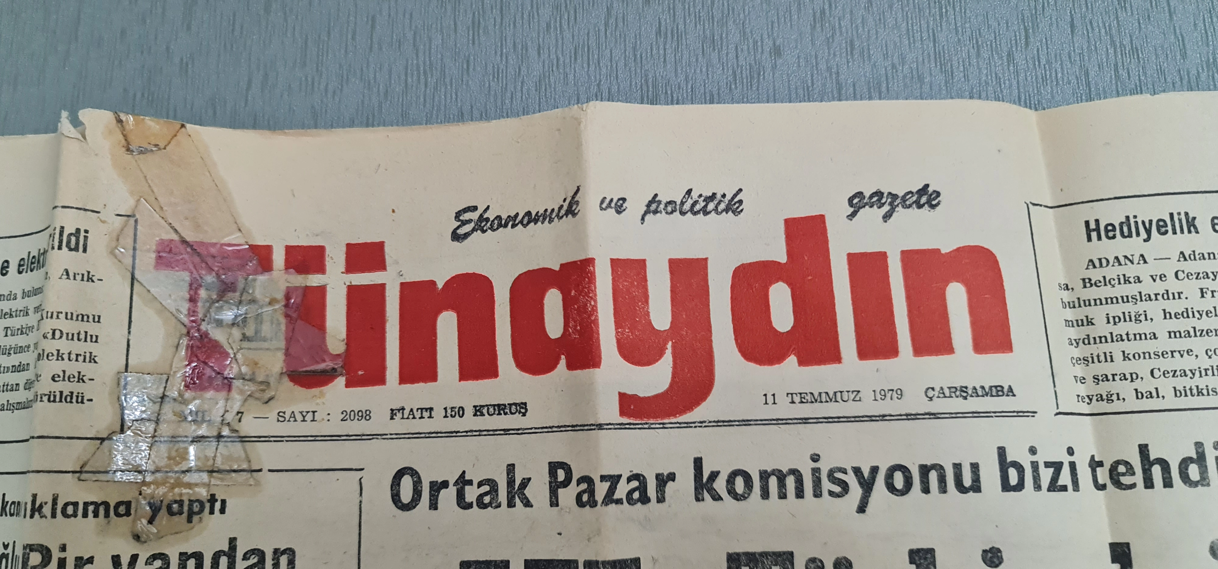 TÜNAYDIN GAZETESİ, 1979