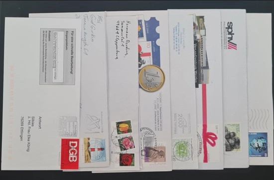 Alman İş ve Hatıra Zarfları Koleksiyonu Lotu -6