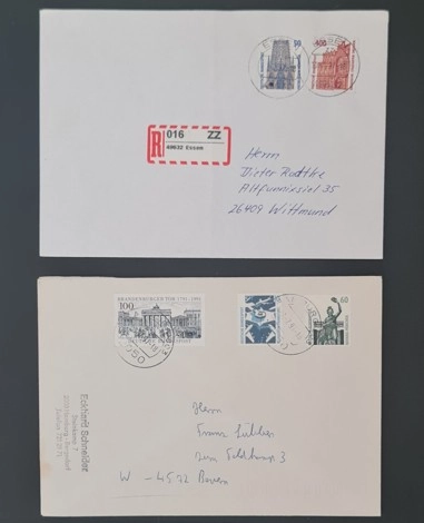 Postadan Geçmiş Zarf Lotu