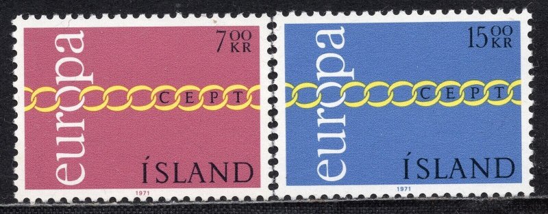 1971 İZLANDA EUROPA CEPT