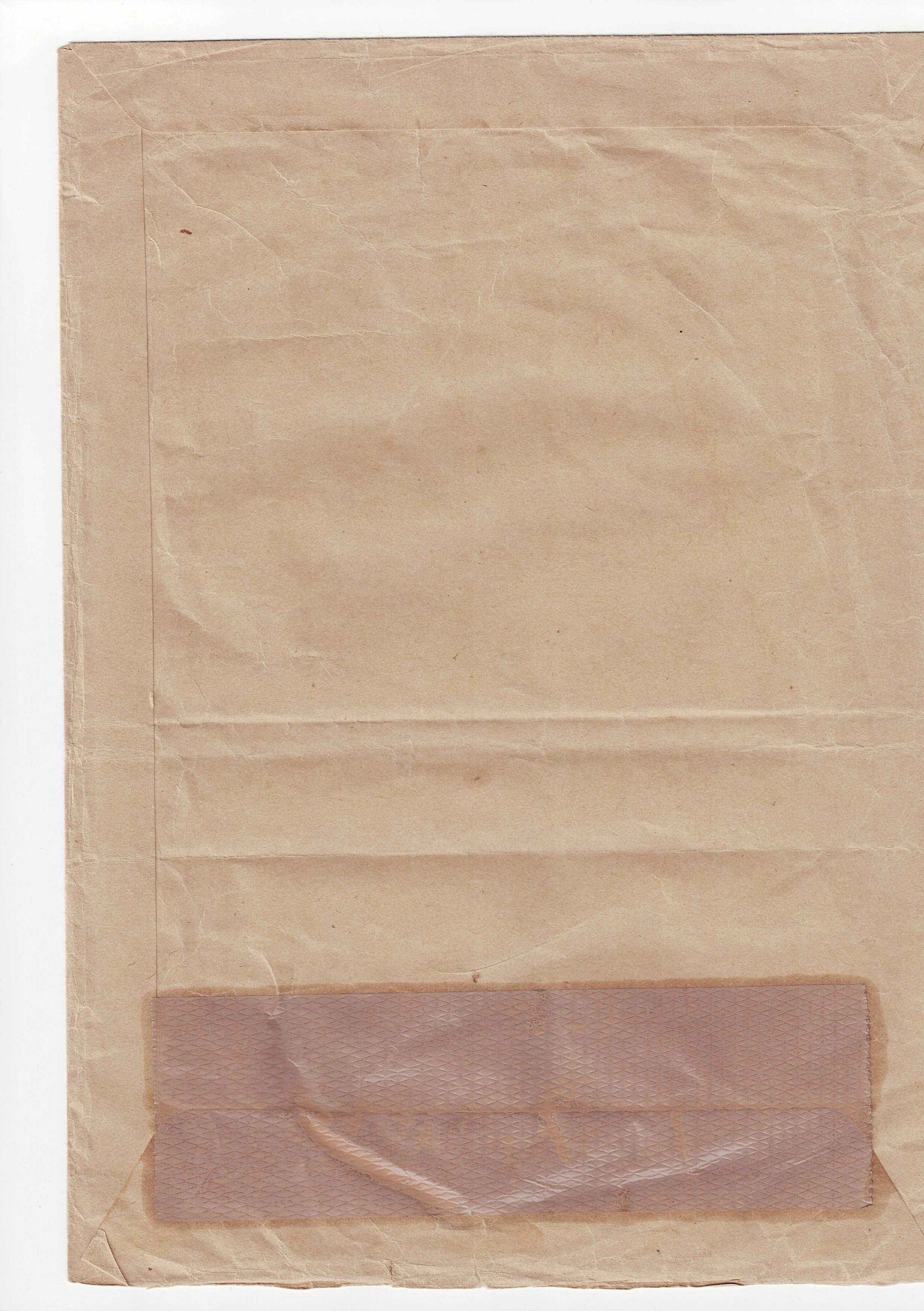 Deutsche Bundespost Wertbrief: 1981 Almanya’dan Postadan Geçmiş Sigortalı Zarf