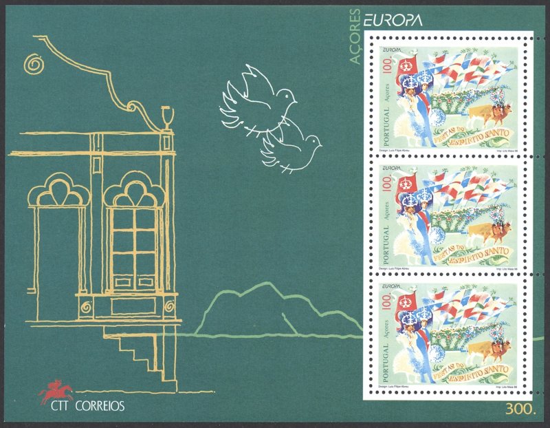 1998 AZOR PORTEKİZ EUROPA CEPT