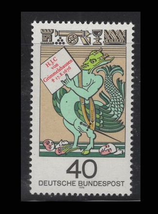  ALMANYA 1976 J.C.GRIMMELSHAUSEN 300. ÖLÜM YILDÖNÜMÜ