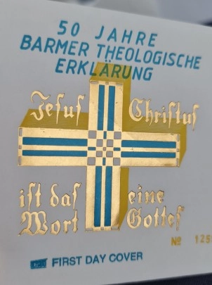 Almanya 1984, 50 yıl Barmer Teoloji Bildirgesi FDC, Bonn 