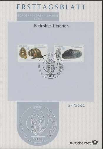 Almanya ETB 24/2002 – Bedrohte Tierarten / Nesli Tehlike Altındaki Hayvan Türleri