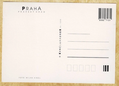Prag Kalesi (Gün Batımı) Kartpostal