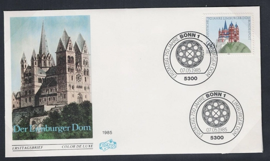 Almanya 1985 Limburg Katedrali’nin 750 yılı FDC