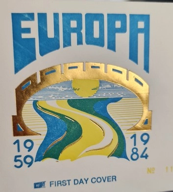 Almanya 1984 Europa Cept, Köprüler FDC, Bonn 