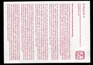 1994 Almanya – BAHN-PHILEX ’94 Osnabrück Anma Zarfı (Rathaus 1944 Yıkımı ve 1946 Seçimleri)
