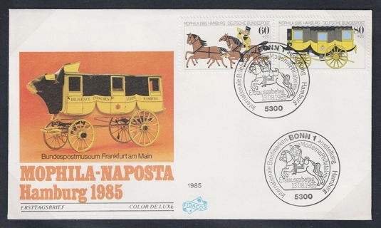 Almanya 1985 Uluslararası Pul Sergisi (MOPHILA’85, Hamburg) FDC