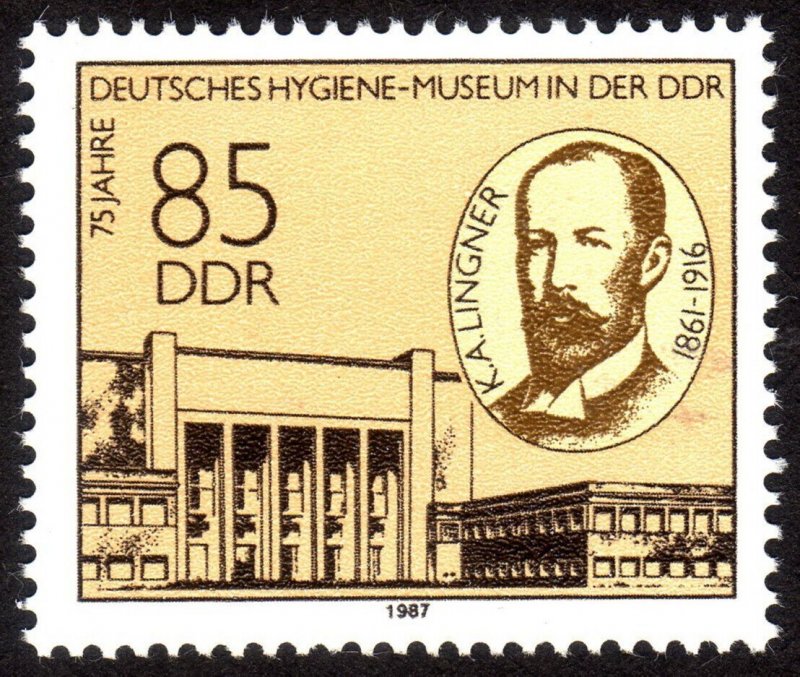 ALMANYA DDR 1987 Alman Hijyen Müzesi’nin 75. Yıldönümü
