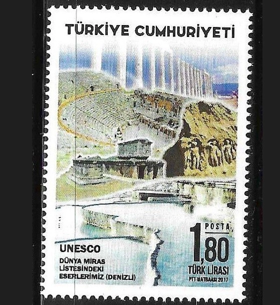2017 UNESCO DÜNYA MİRAS LİSTESİNDEKİ ESERLERİMİZ DENİZLİ MNH
