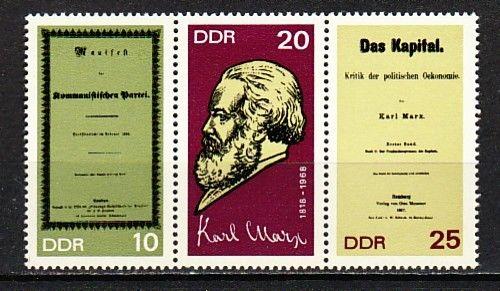  ALMANYA DDR 1968 KARL MARKX MANİFESTOSU