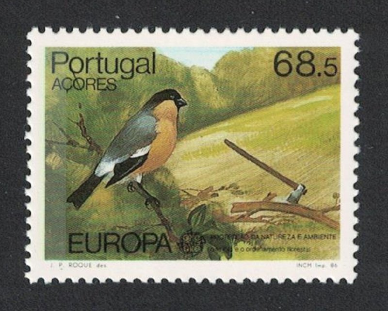 1984 PORTEKİZ AZOR EUROPA CEPT, Şakrak Kuşu Doğa Koruma