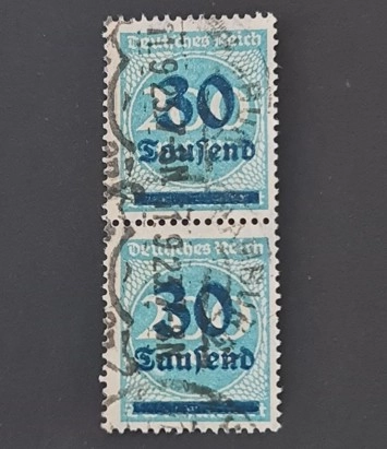 Deutsches reich 1923 hiper enflasyon pulları – 30 tausend mark