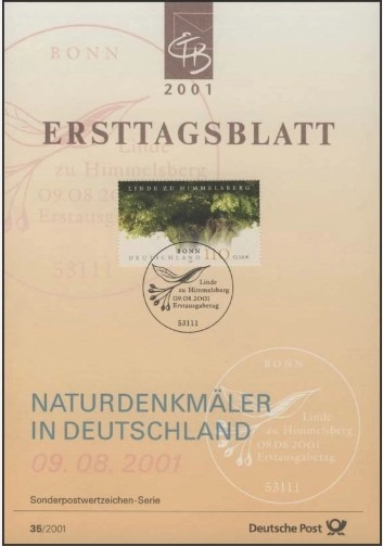 Almanya ETB 35/2001 – Linde zu Himmelsberg Naturdenkmal
