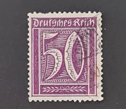 Deutsches Reich 1921 hiper enflasyon pulu – 50 mark