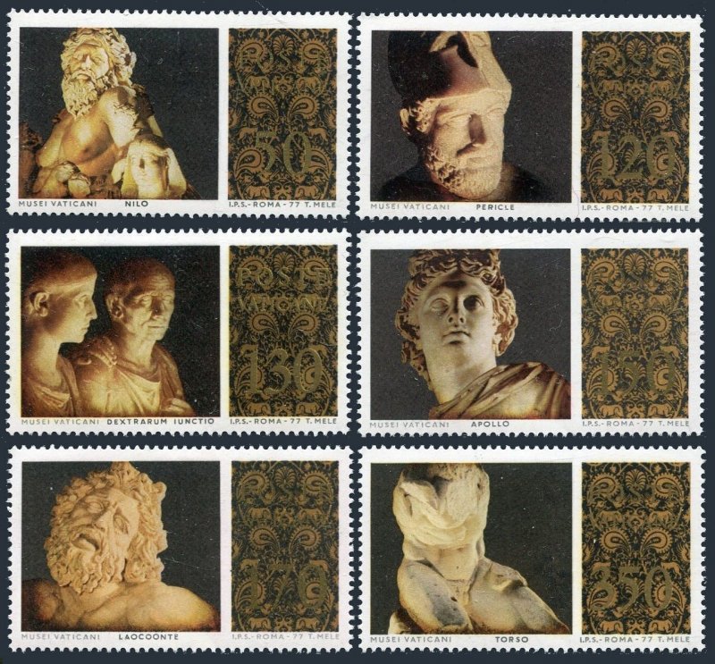 VATİKAN 1977 Sanat Hazineleri - Roma Heykelleri Vatikan Müzesi