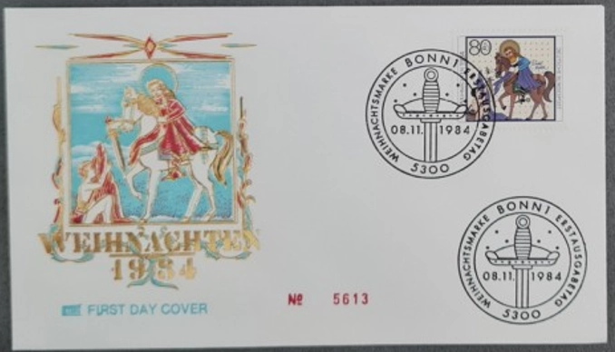 Almanya 1984 Bonn Damgalı FDC, Bonn