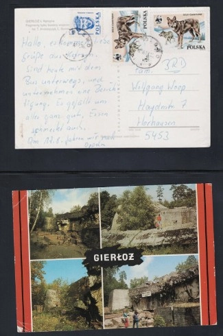 1980’ler Polonya Kartpostalı – Gierłoż (Wolfsschanze) ve Kurt Pulları