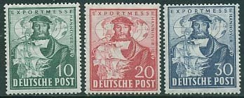Almanya 1949 Hannover Export Fair MNH