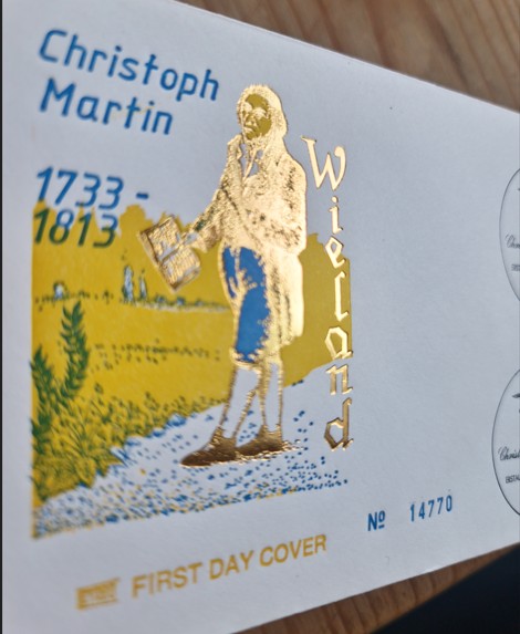 ALMANYA 1983 Christoph Martin Wieland  FDC