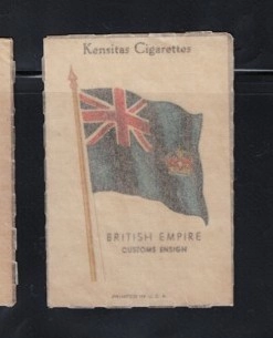 1933 Kensitas İpek Sigara Kartı – Blue Ensign of Canada