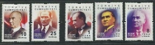 2013 ATATÜRK KONULU RESMİ POSTA PULLARI MNH