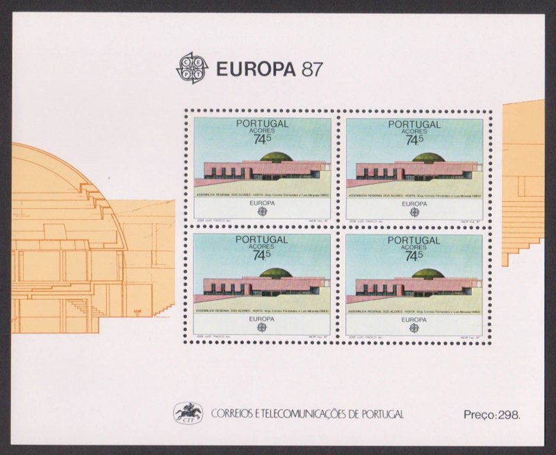 1987 PORTEKİZ AZOR ADALARI EUROPA CEPT - Modern Mimari