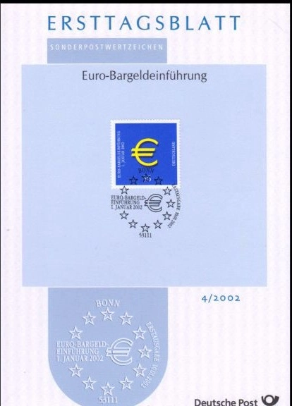 Almanya ETB 4/2002 – Euro-Bargeldeinführung