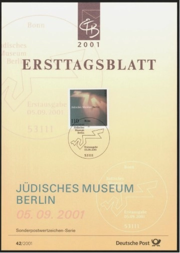 Almanya ETB 42/2001 – Jüdisches Museum Berlin