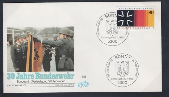 Almanya 1985 Demokrasinin temel ilkeleri: Bundeswehr’in 30 yılı FDC