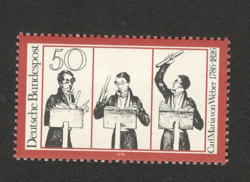 ALMANYA 1976 CARL MARIA 150.ÖLÜM YILDÖNÜMÜ 