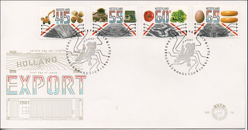 Hollanda 1981 İhracat FDC