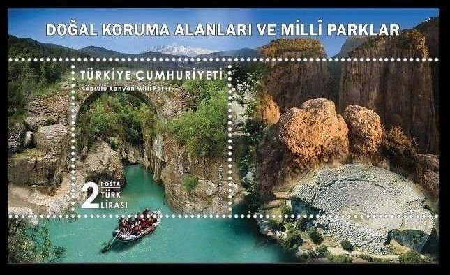 2019 DOĞAL KORUMA ALANLARI VE MİLLİ PARKLAR, KÖPRÜLÜ KANYON MNH BLOK