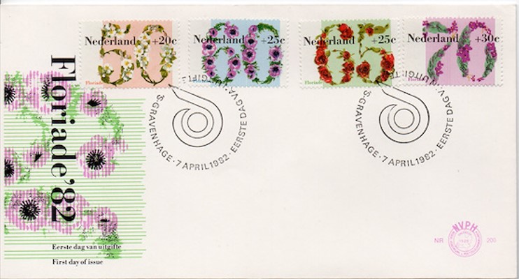 Hollanda 1982 Çiçekler Combo Floriade FDC