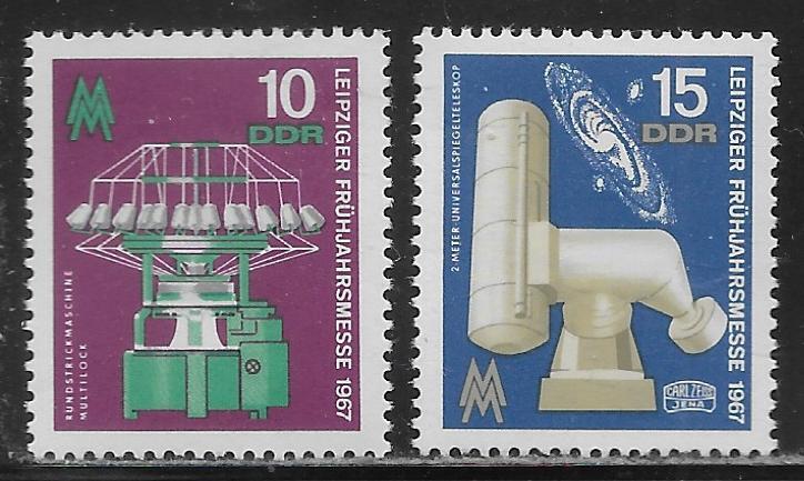 ALMANYA DDR 1967 Leipzig Bahar Fuarı