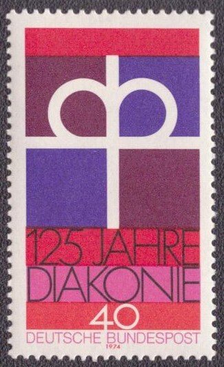 ALMANYA 1974 125. YEAR JAHRE DİAKONİE 