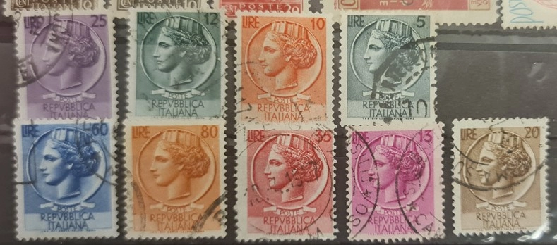 1953 İtalyan pulları – repubblica italiana serisi