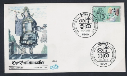 Almanya 1987 Gençlik: El Sanatları Ticareti 4’lü FDC Set