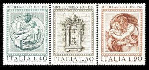 İTALYA 1975 Michelangelo’nun Doğumunun 500. Yıldönümü
