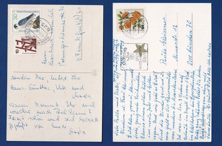 Vintage Kartpostallar – Smith Novelty & Güntner-Peltzer 1977