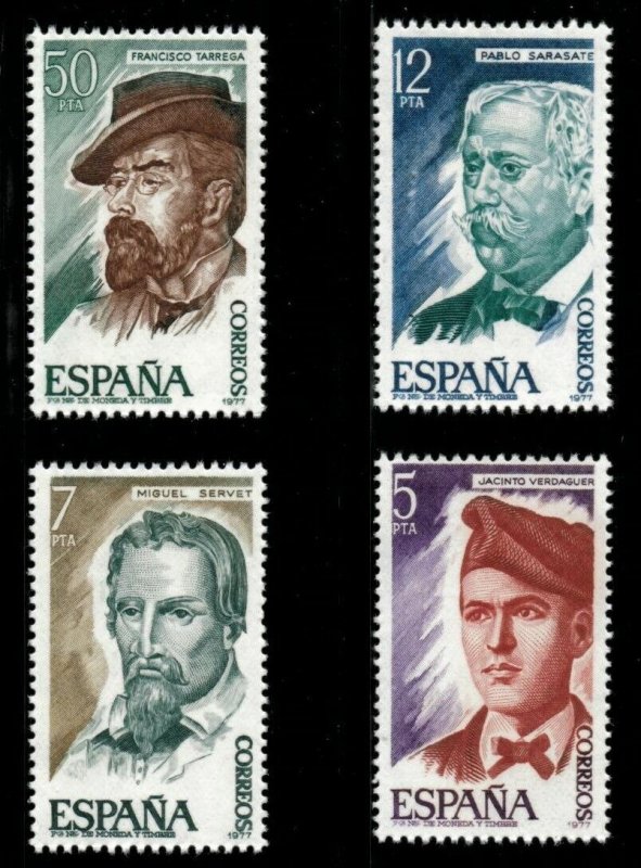 İSPANYA 1977 Kişilikler