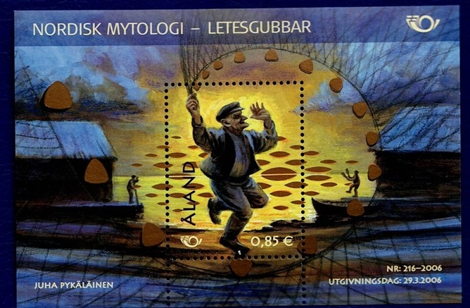 Aland Finlandiya 2006 Hikayeler, İskandinav Mitleri MNH Blok