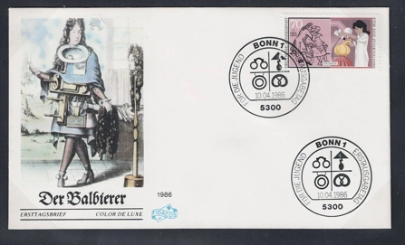Almanya 1987 Gençlik: El Sanatları Ticareti 4’lü FDC Set