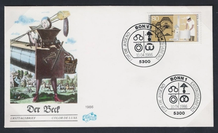 Almanya 1987 Gençlik: El Sanatları Ticareti 4’lü FDC Set