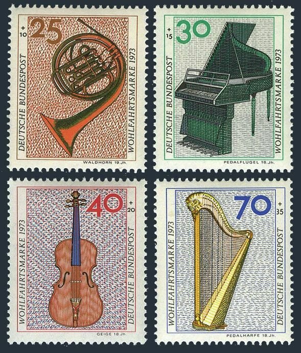  ALMANYA 1973 MÜZİK ALETLERİ