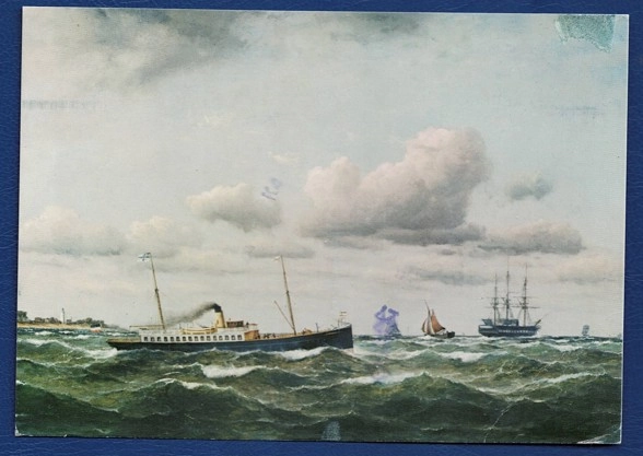 Zeplin Pullu Kartpostal – Bundespostmuseum Frankfurt ve Tarihî Luftpost