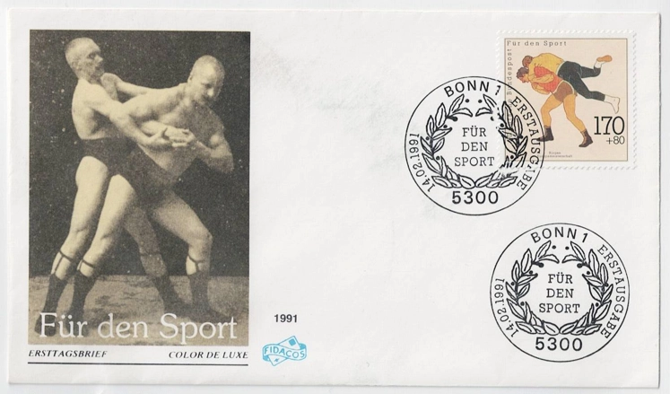 Almanya 1991 Sporthilfe, Güreş FDC